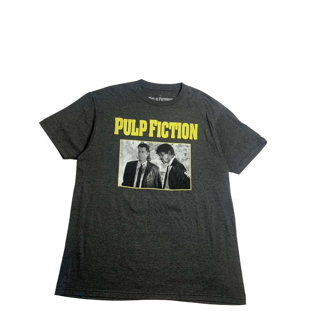 Ripple Junction Pulp‎ Fiction Movie Graphic T-Shirt Mens Large Charcoal Gray L